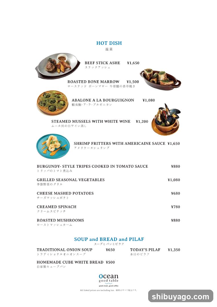 Ocean good table