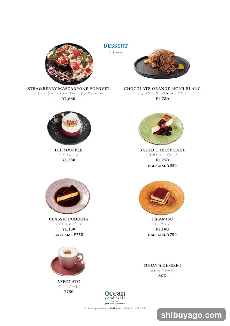 Ocean good table