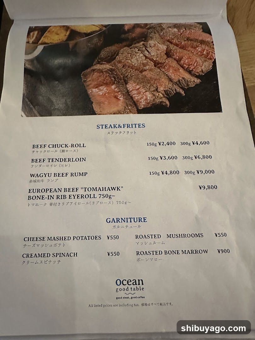 Ocean good table