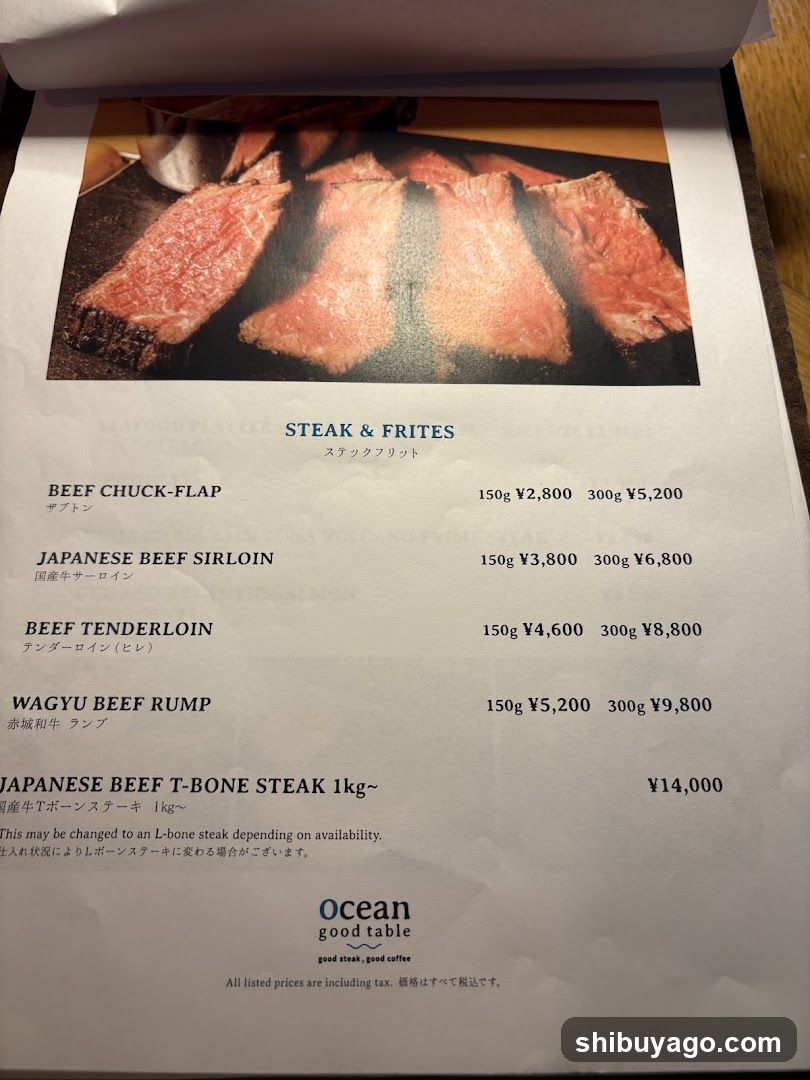 Ocean good table