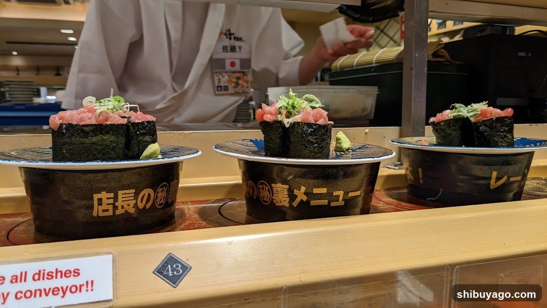 Sushi Conveyor Belt Display