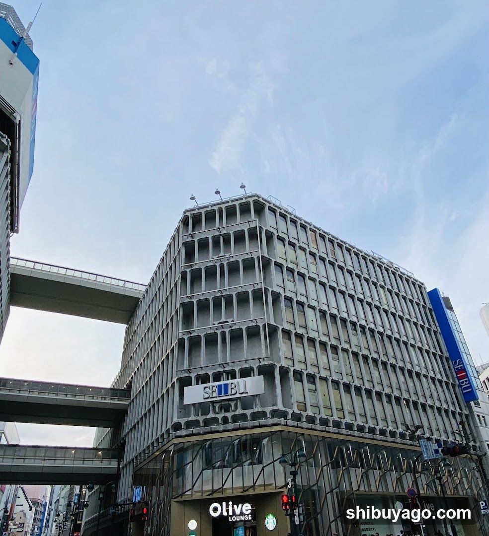 Urban Street Scene with Shibuya Signage
