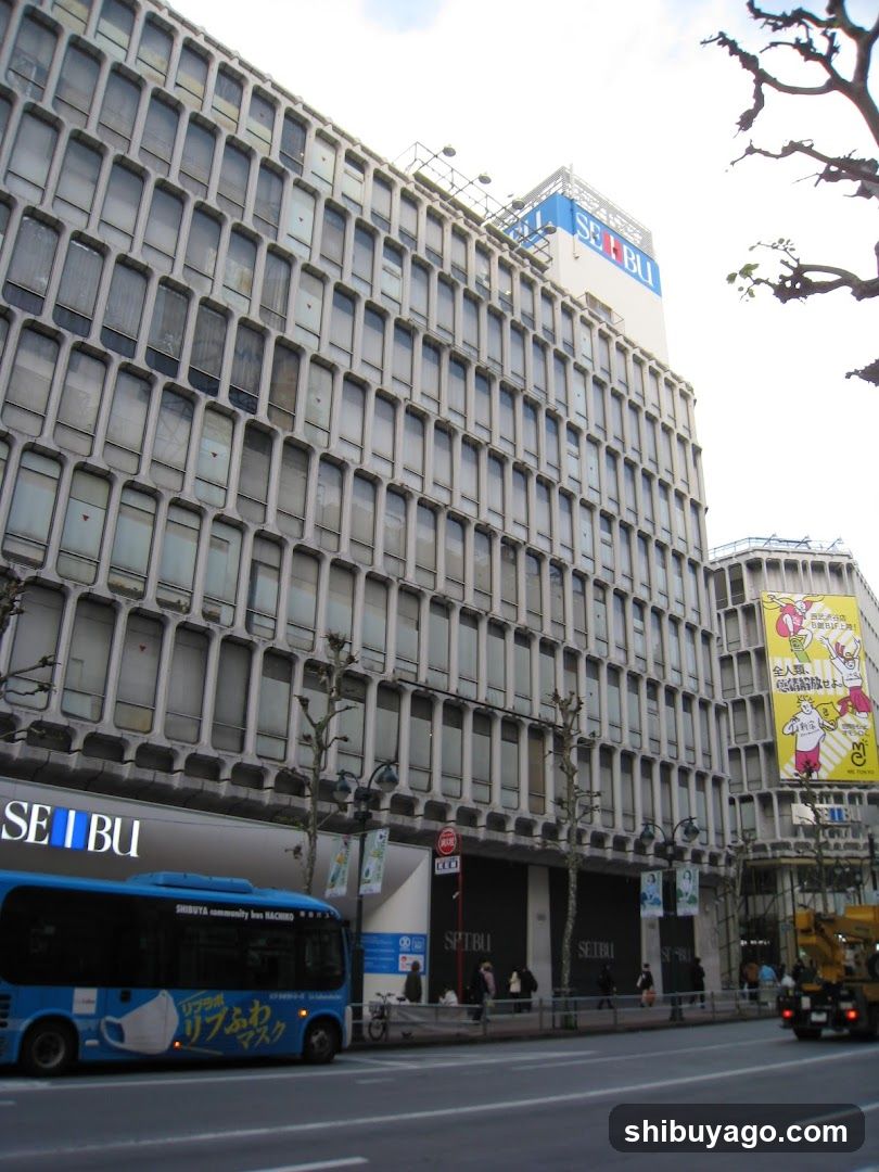 SEIBU Building Exterior with Bus