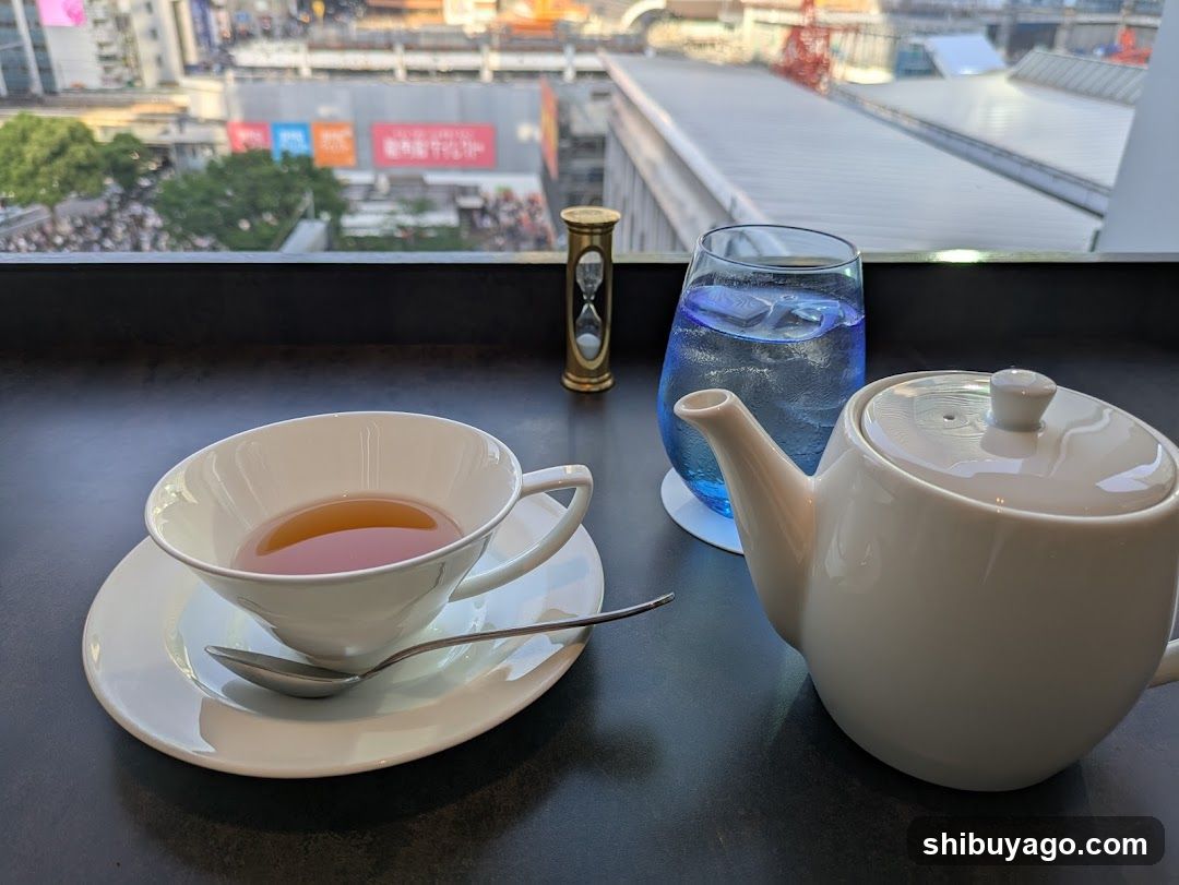 Tea and Water by the Window