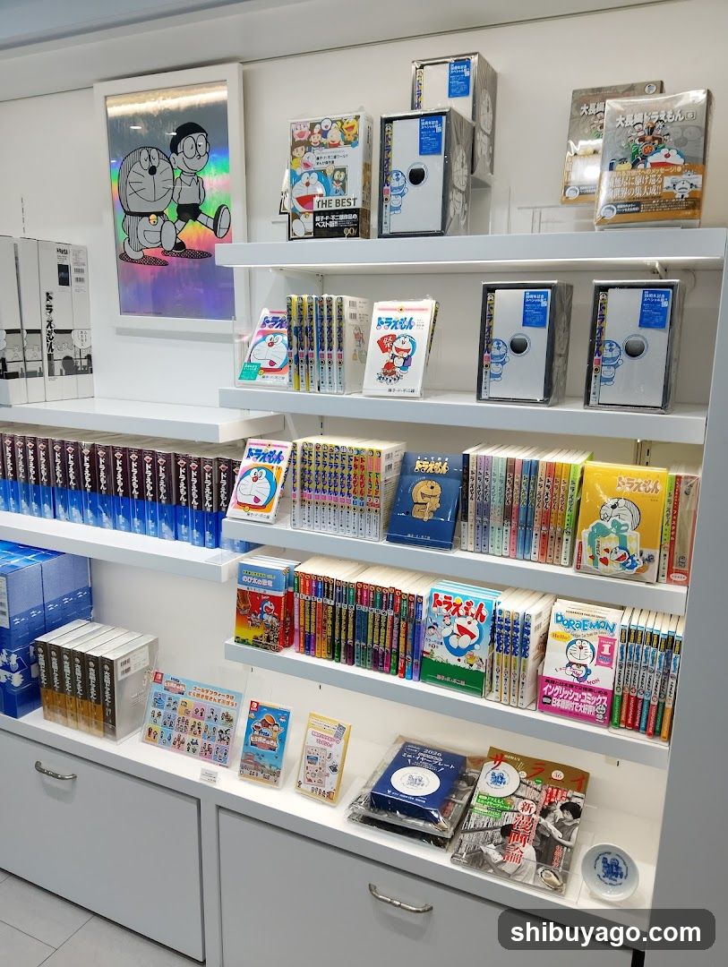 Doraemon merchandise display