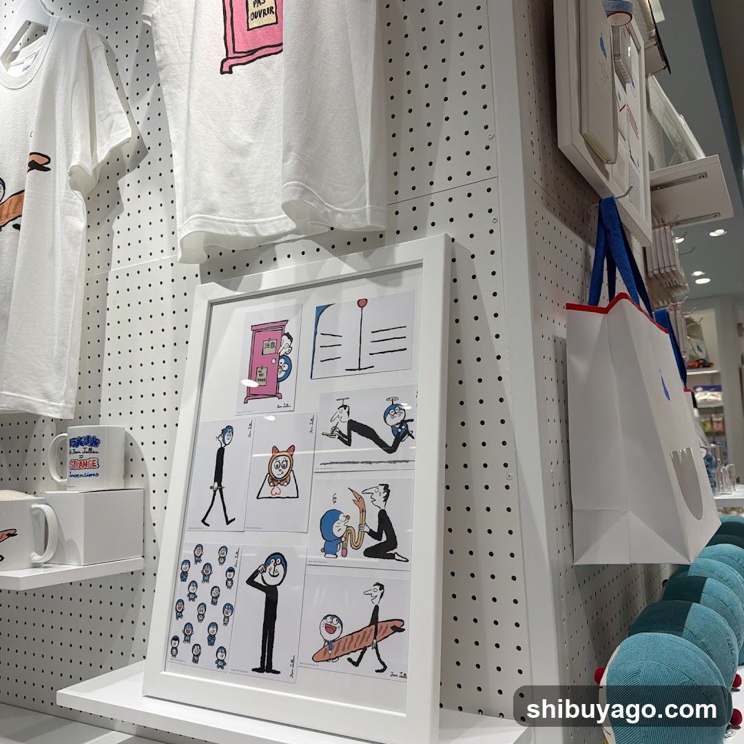 Doraemon merchandise display