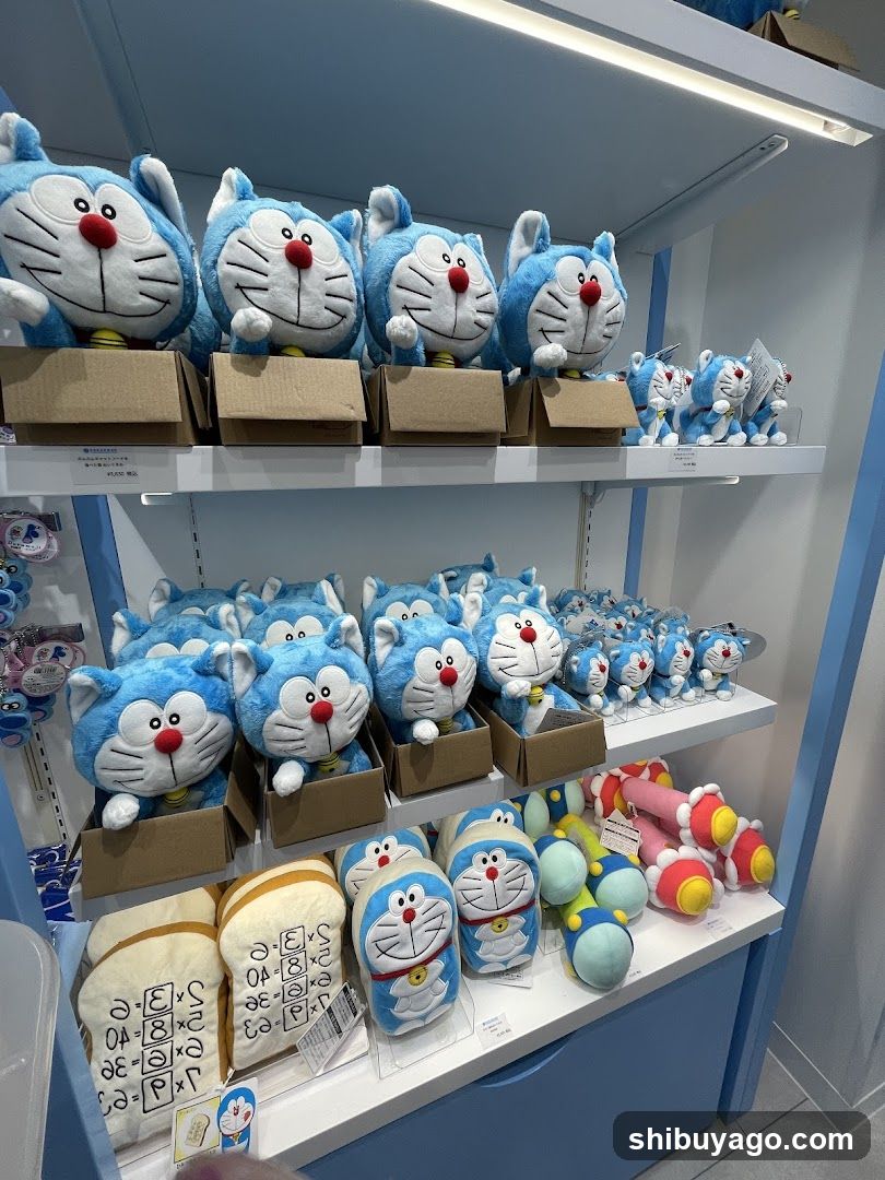 Doraemon Merchandise Display