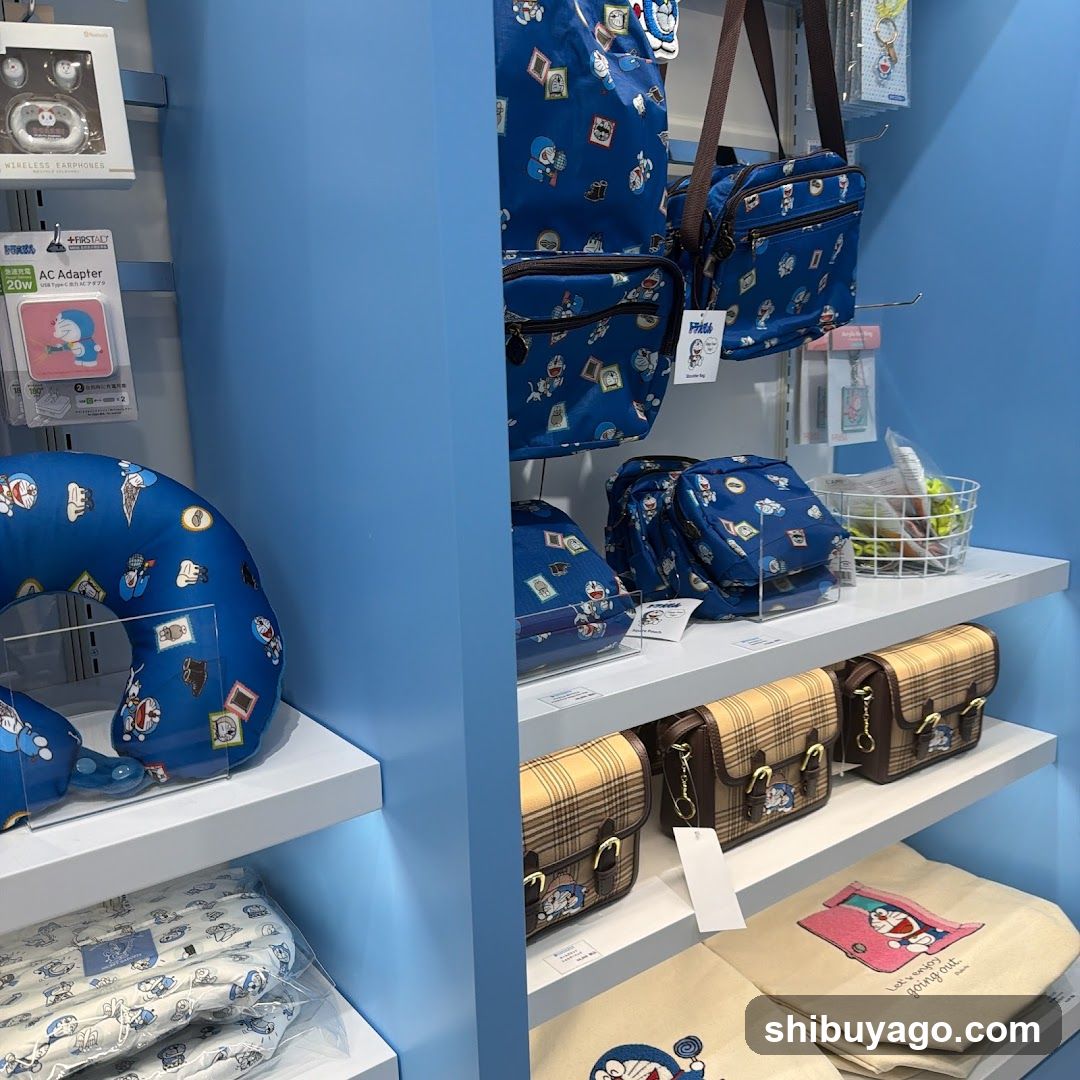Doraemon merchandise display