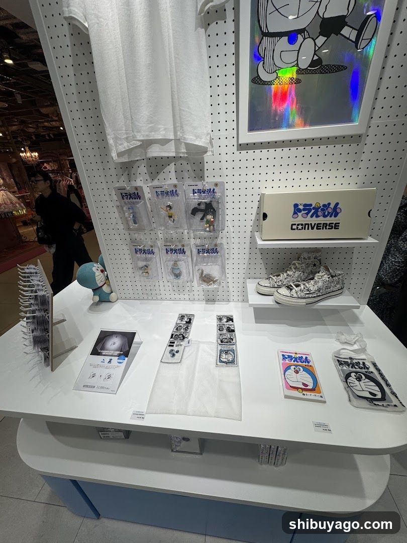 Doraemon x Converse Merchandise Display