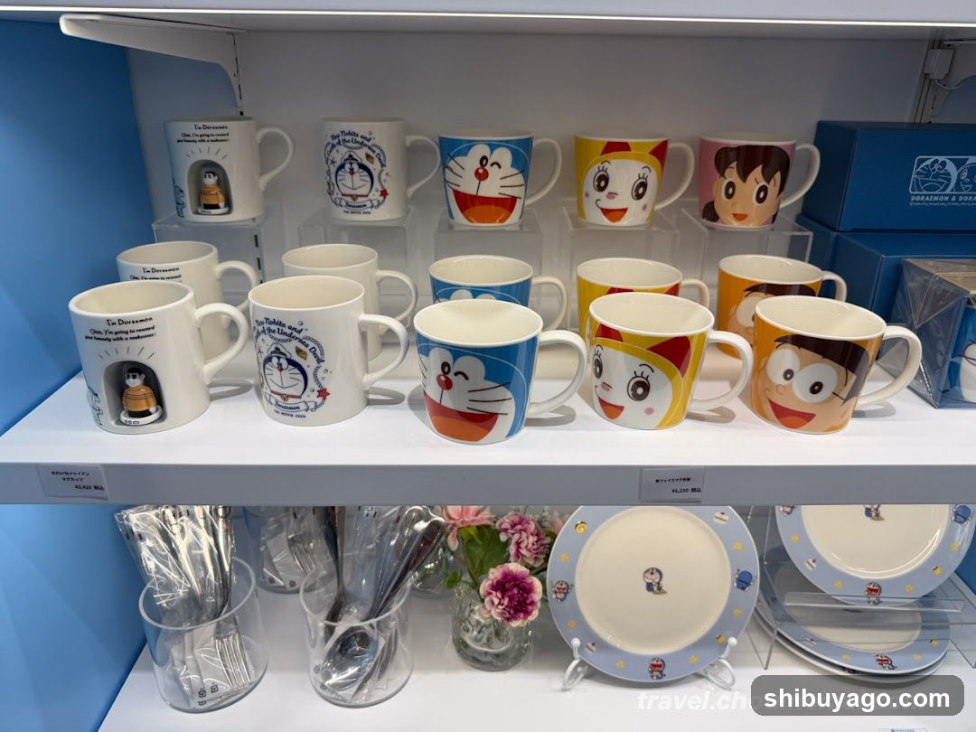 Doraemon Merchandise Display