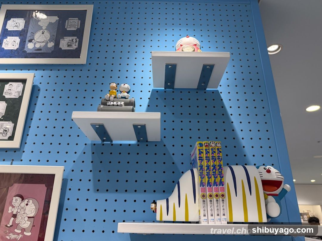 Doraemon merchandise display