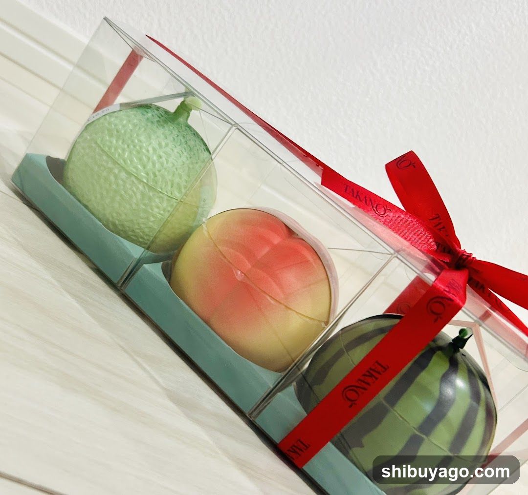 Fruit-shaped bath bombs in clear packaging