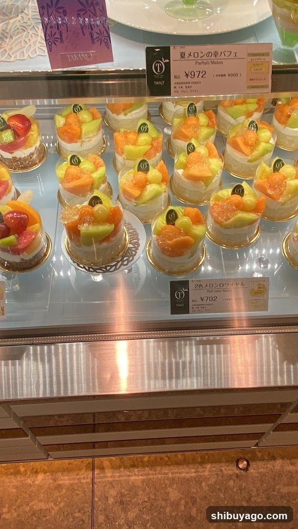 Fruit Pastries Display
