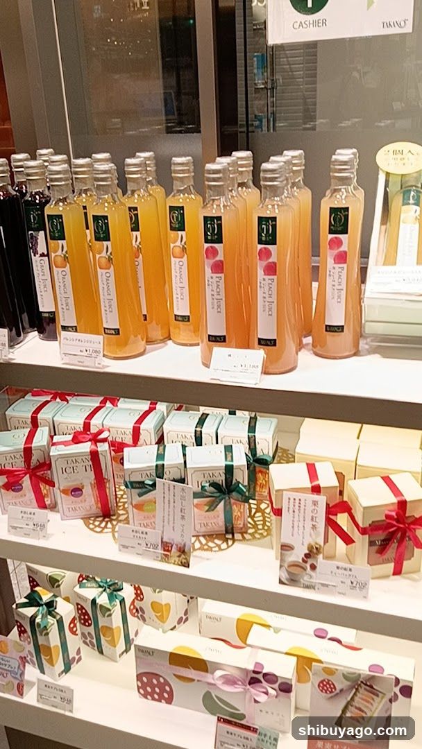 TAMAGO Juice and Gift Boxes Display