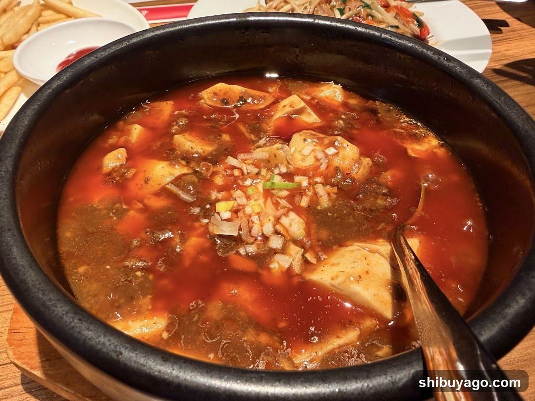 Spicy Tofu Stew in Stone Pot