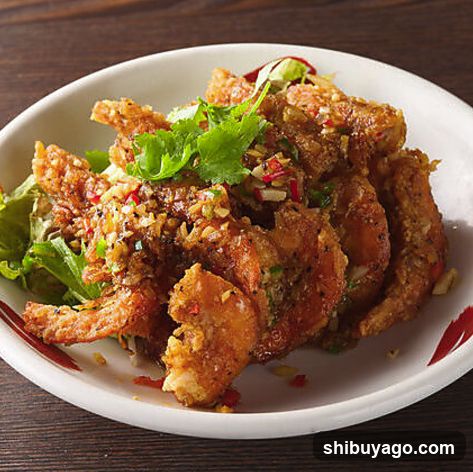 Fried Shrimp with Garlic Sauce