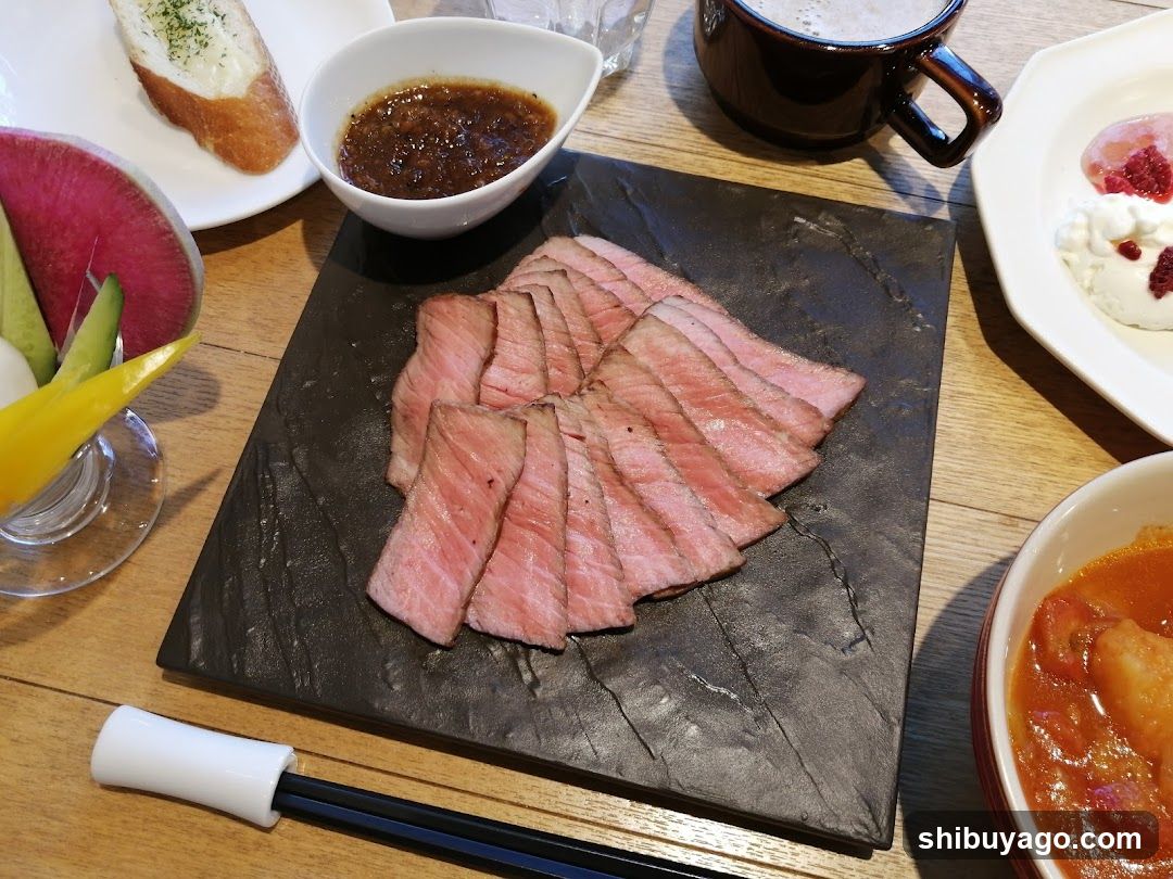 Sliced Meat Platter with Side Dishes