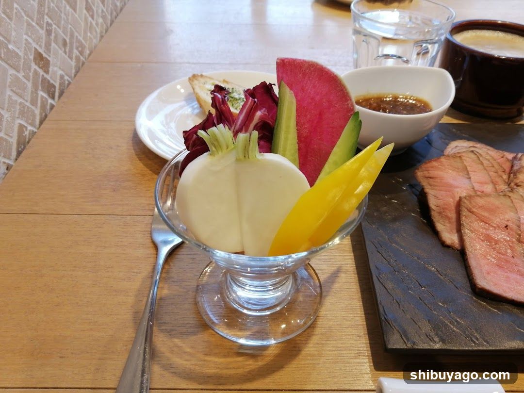Dining Table with Food and Drink