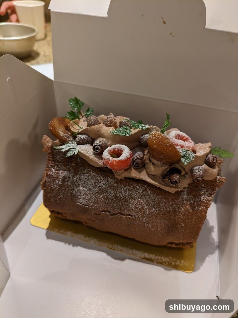 Chocolate Cake with Toppings
