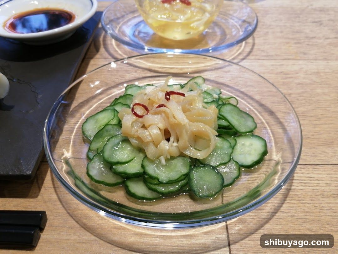Cucumber Salad with Pickled Onions