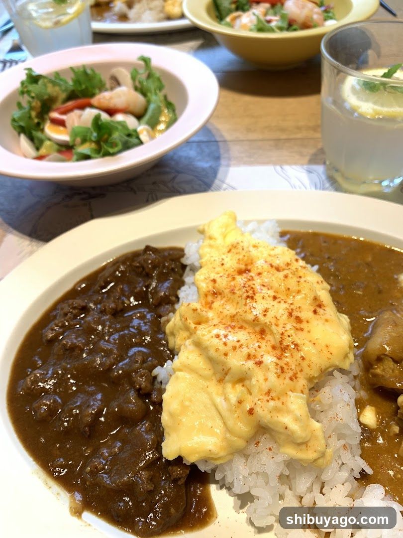 Curry Rice with Omelette