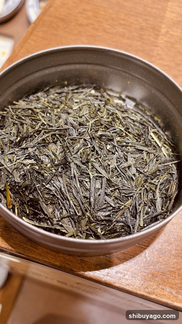 Dried Tea Leaves in Bowl