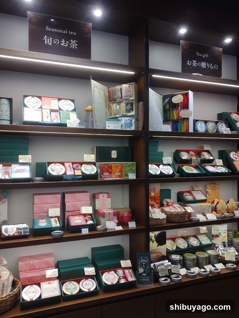 Tea Shop Interior Display