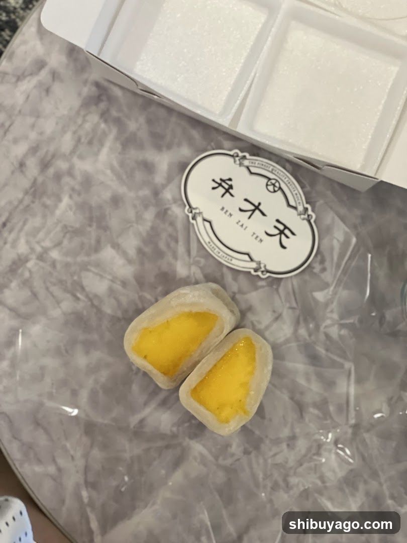 Mango Pastry with Branding Card