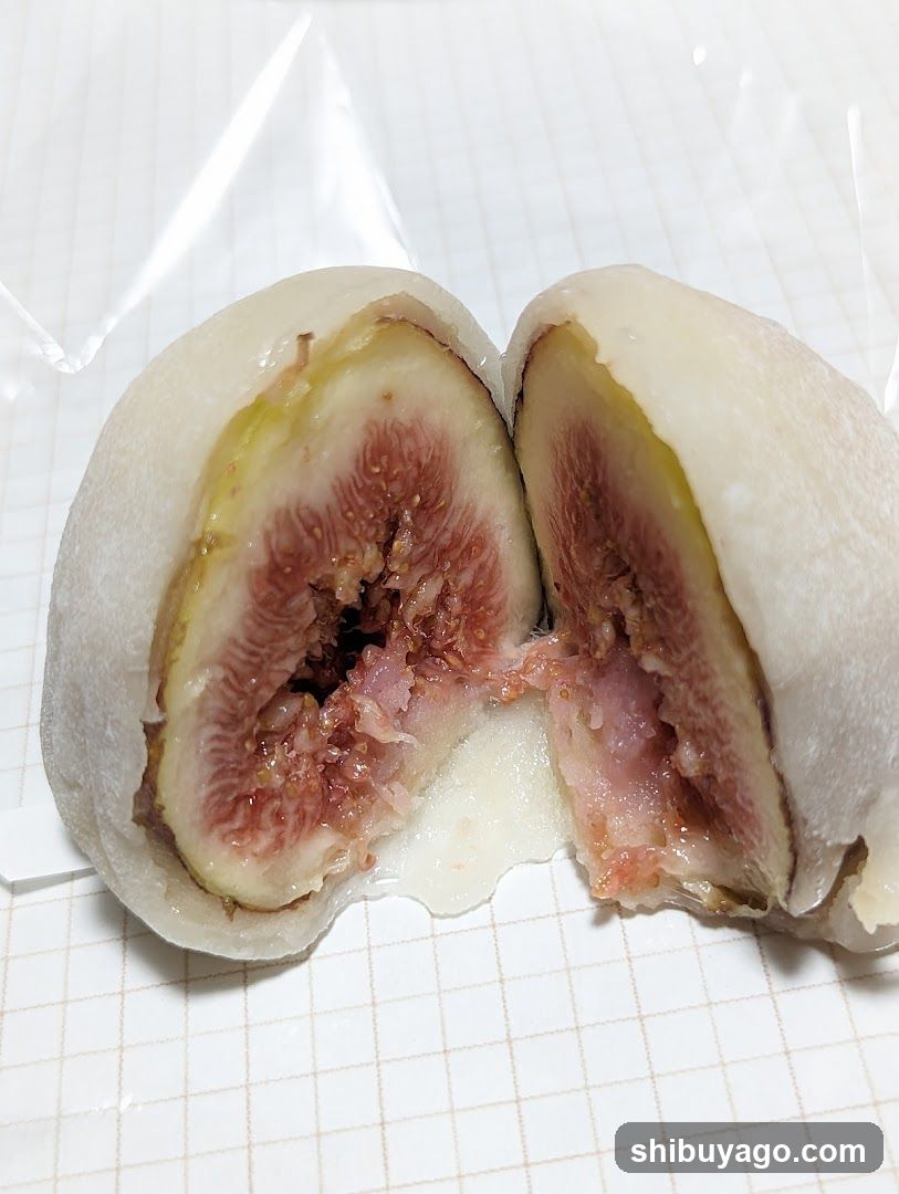 Fig Pastry Cut in Half
