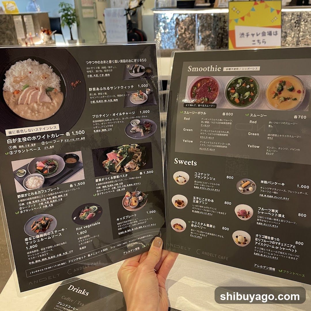 Andelt Cafe Menu Display