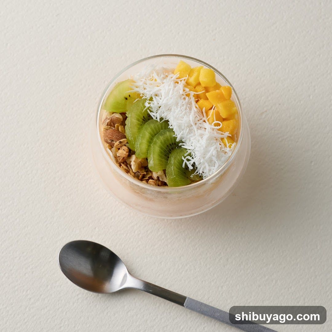 Fruit Bowl with Granola and Coconut
