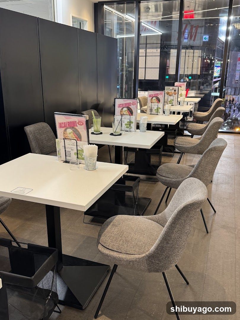 Restaurant Interior with Tables and Chairs