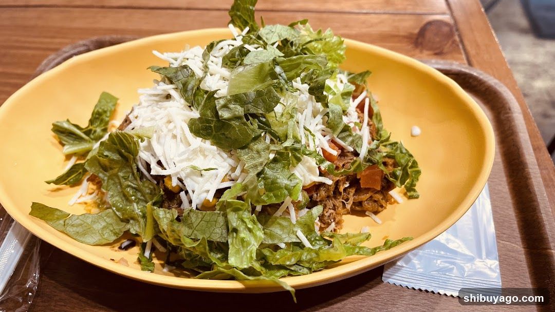 Taco Salad with Cheese and Lettuce