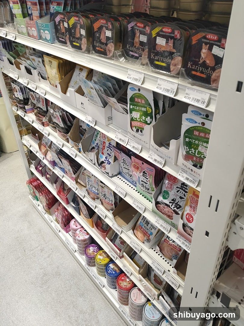 Pet Food Shelf