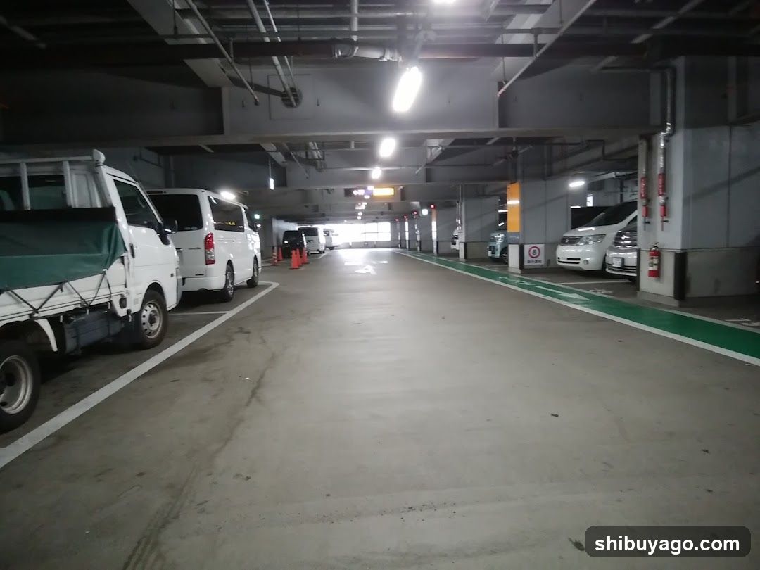 Underground Parking Garage Interior