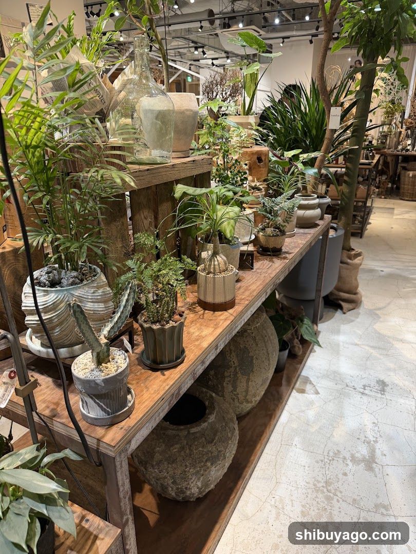 garage SHIBUYA Living with plants