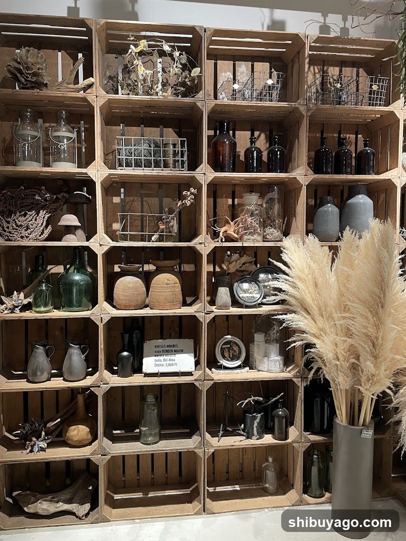 Rustic Crate Display