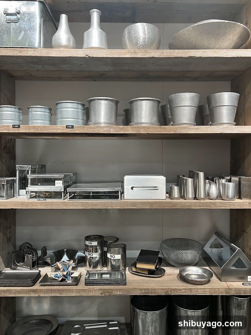 Metalware Display Shelf