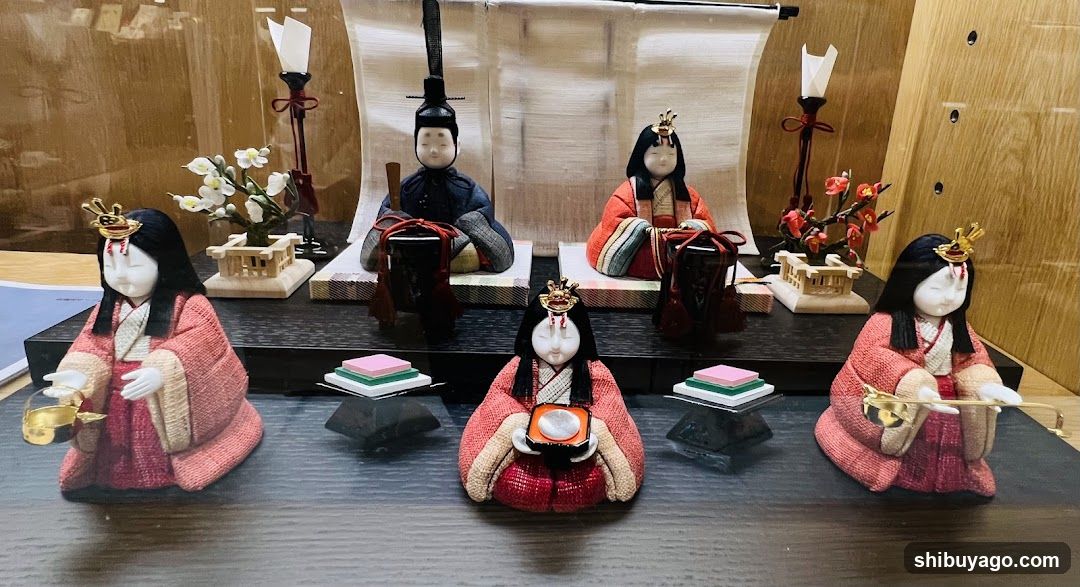 Traditional Japanese Doll Display