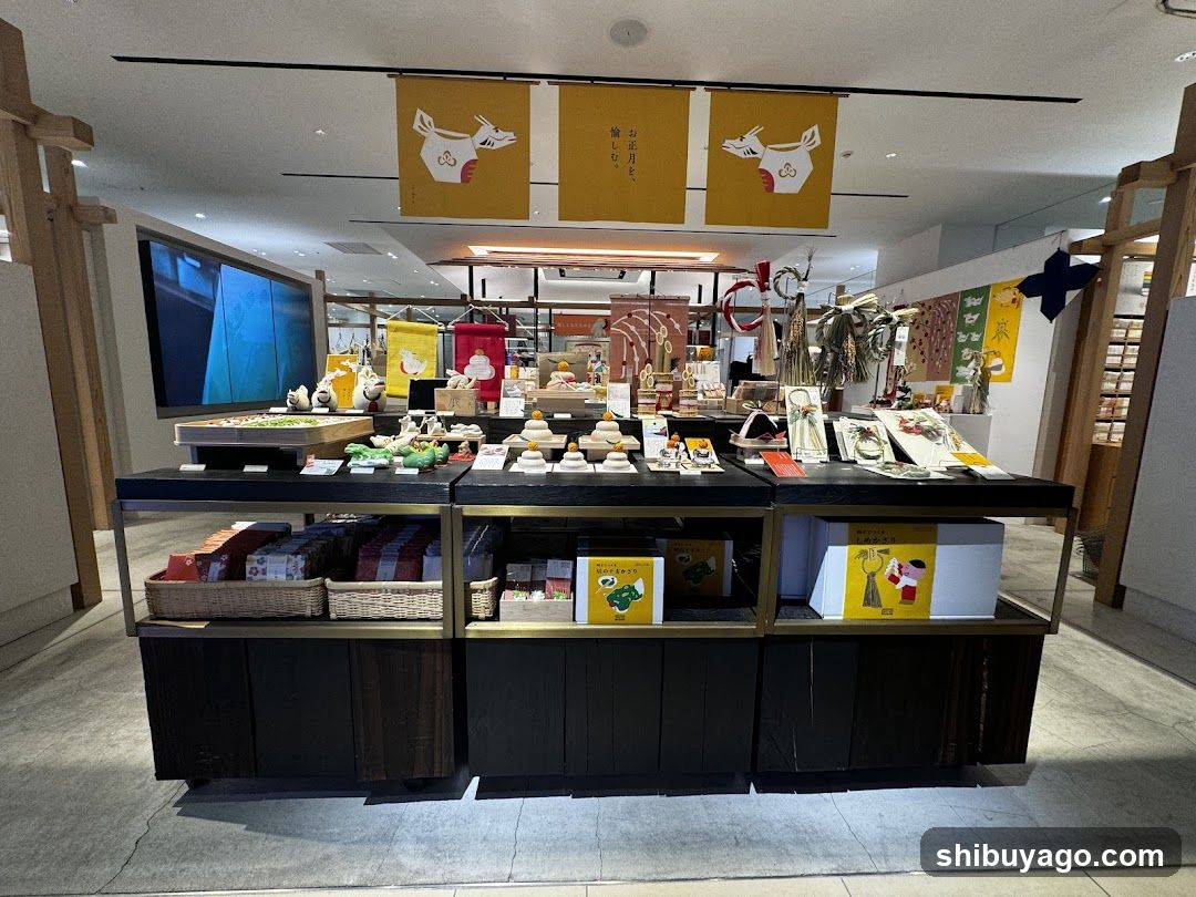 Interior Display of Traditional Japanese Merchandise