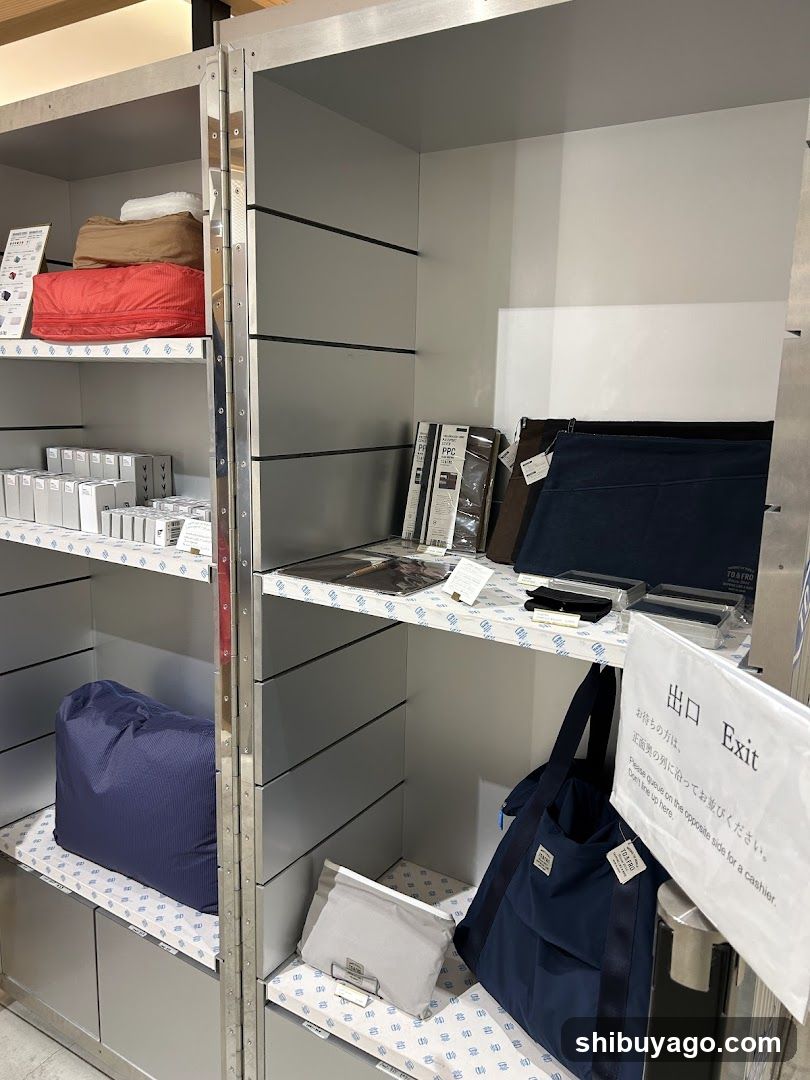 Travel Gear Display Shelf
