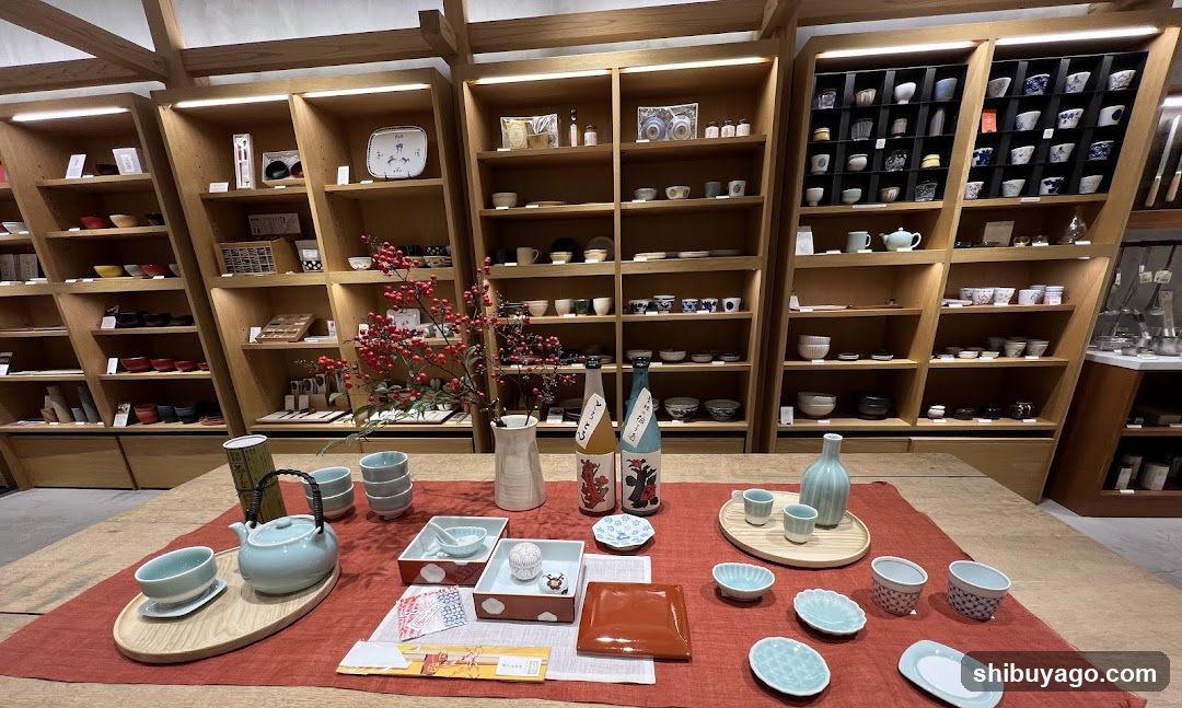 Ceramic Tea Set Display