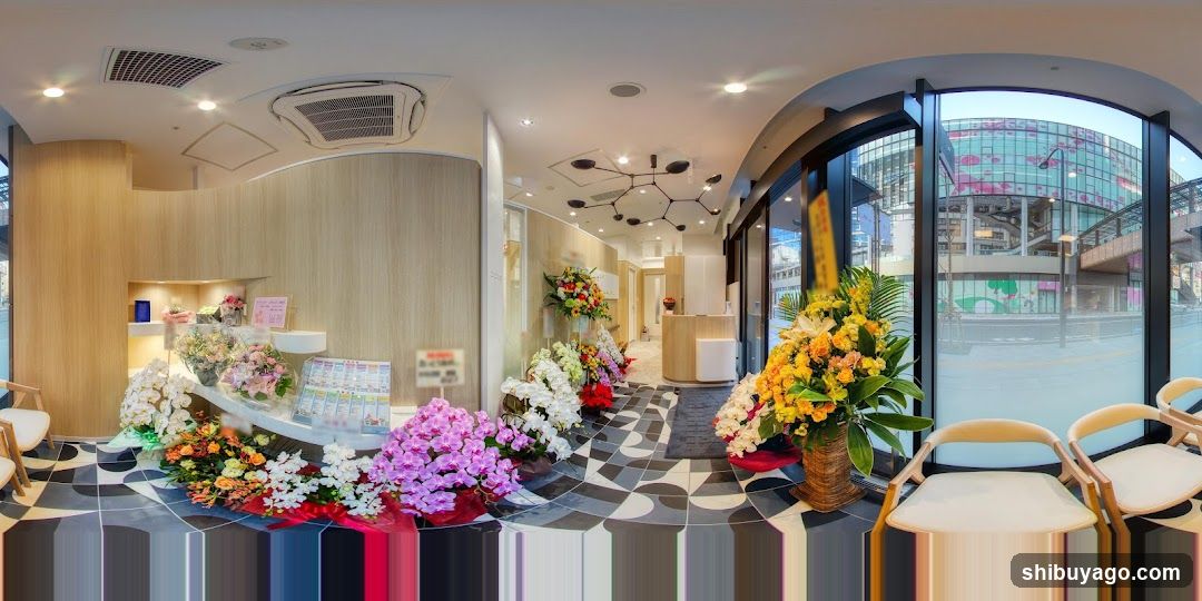 Flower Shop Interior with Decorative Arrangements