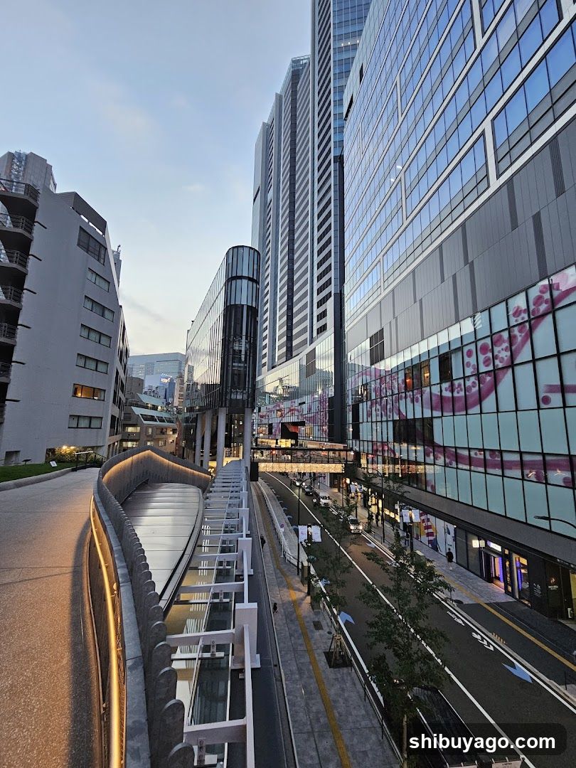 Urban Street View with Modern Architecture
