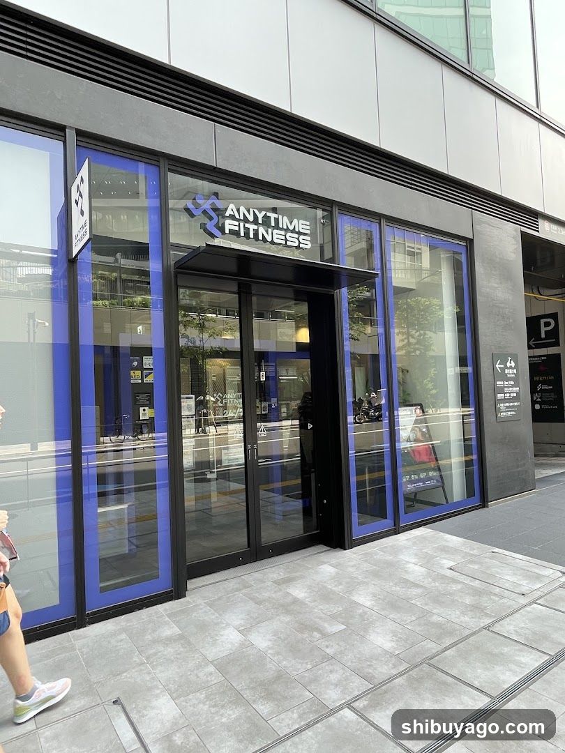 Anytime Fitness Entrance