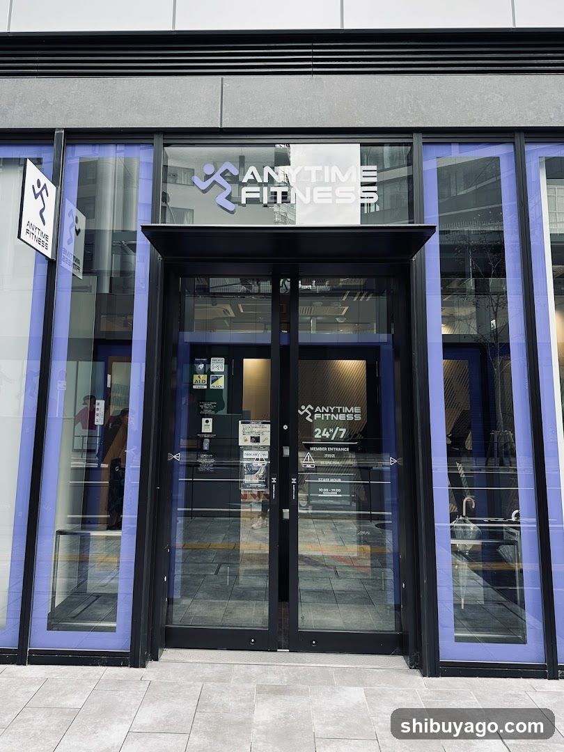 Anytime Fitness Entrance
