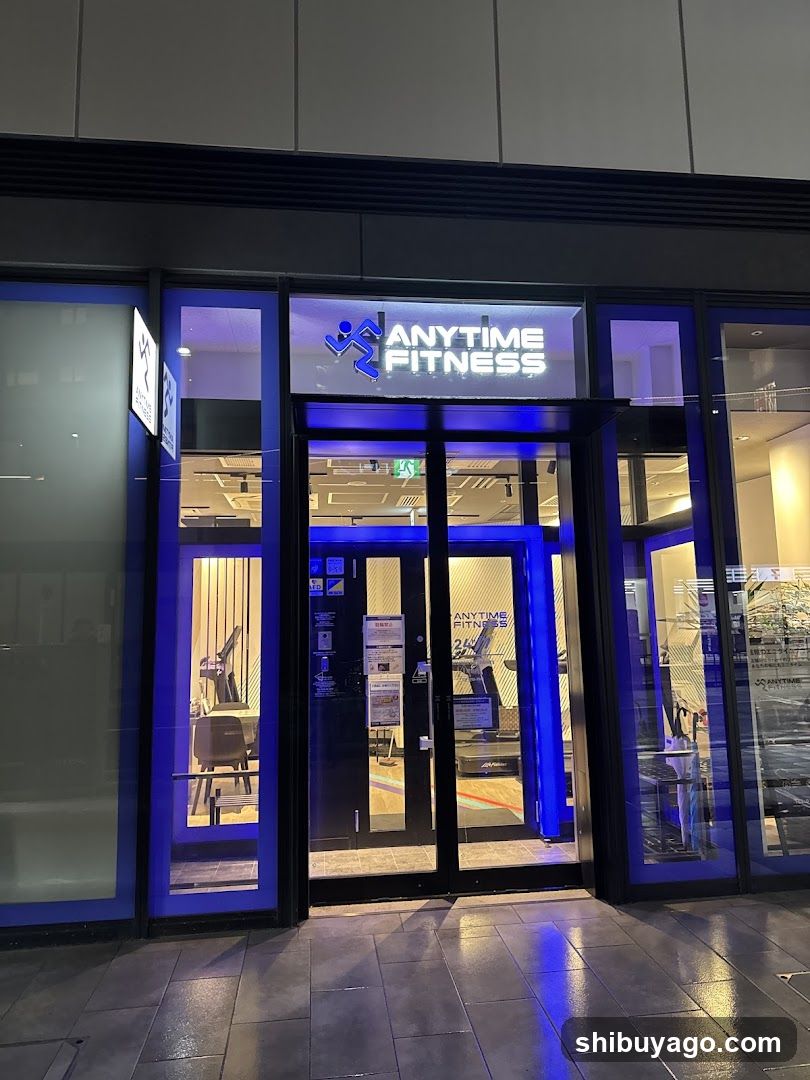 Anytime Fitness Entrance