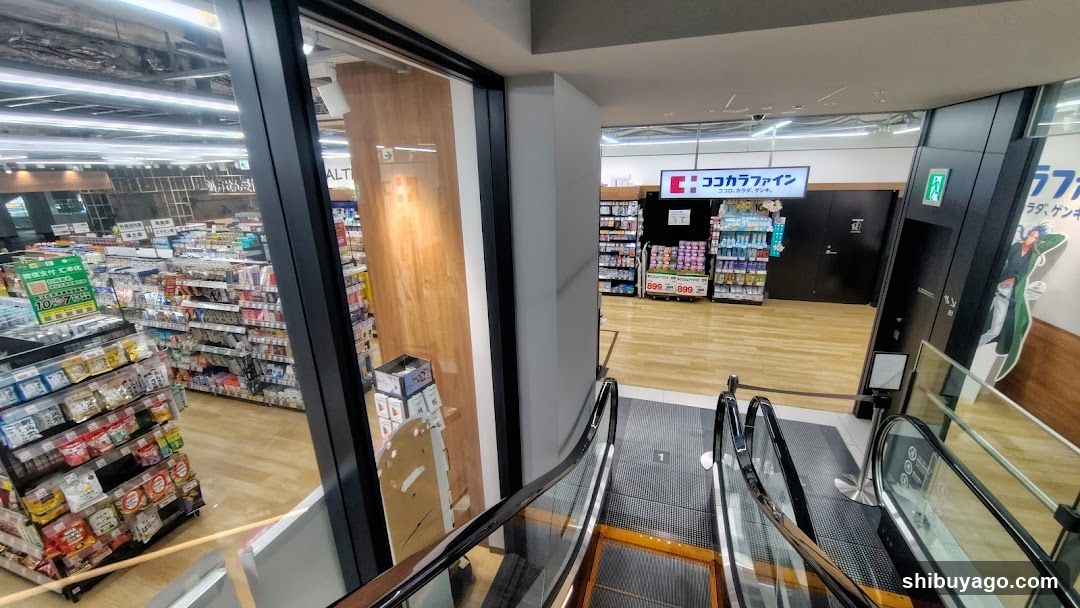 Interior of a convenience store or supermarket