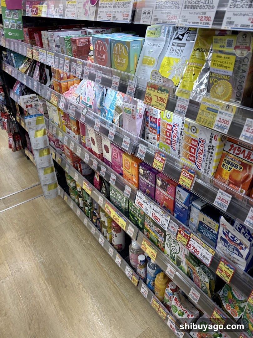 Japanese Pharmacy Shelf