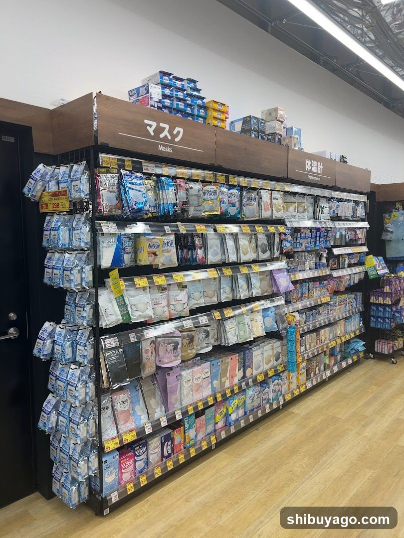 Mask and Hygiene Product Display